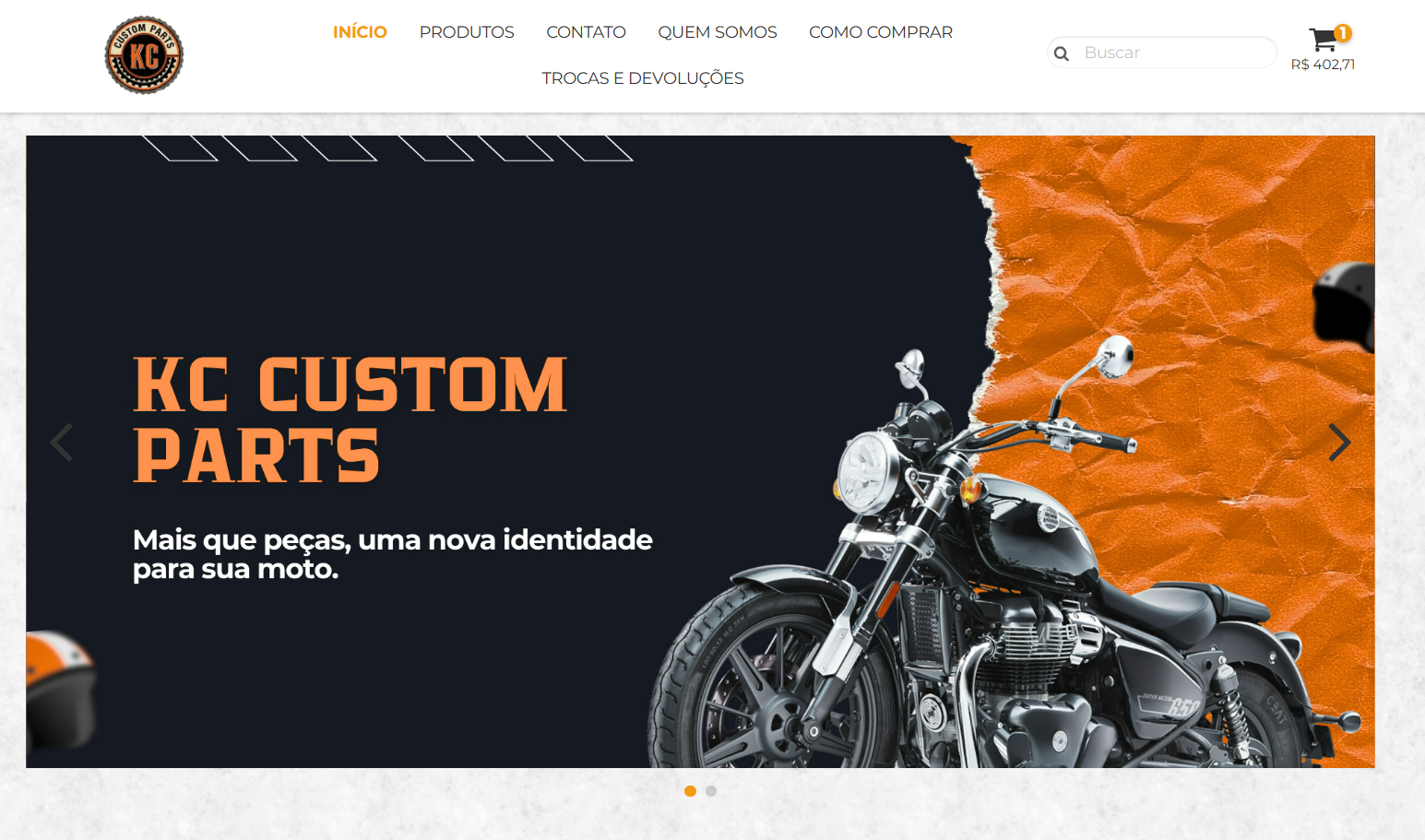 E-Commerce KC Custom Parts